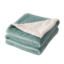 Luna Velvet & Teddy Sherpa Throw